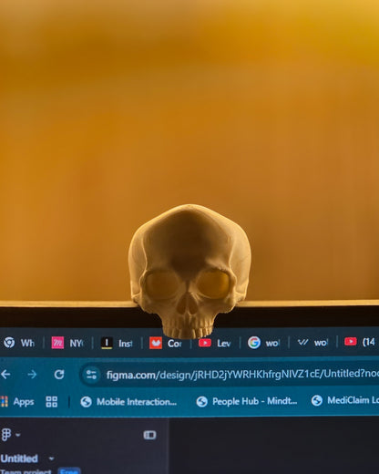 Tiny Monitor Skull Buddy