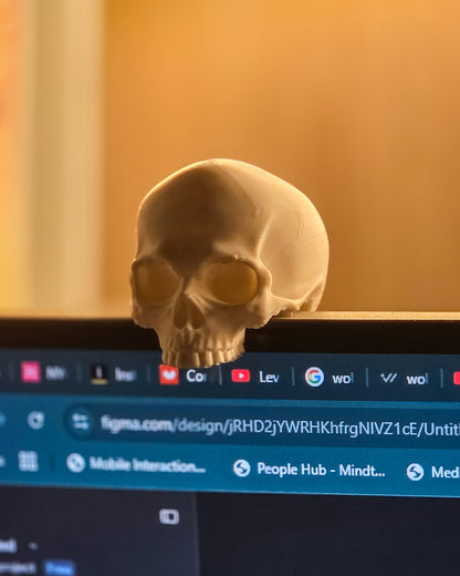 Tiny Monitor Skull Buddy